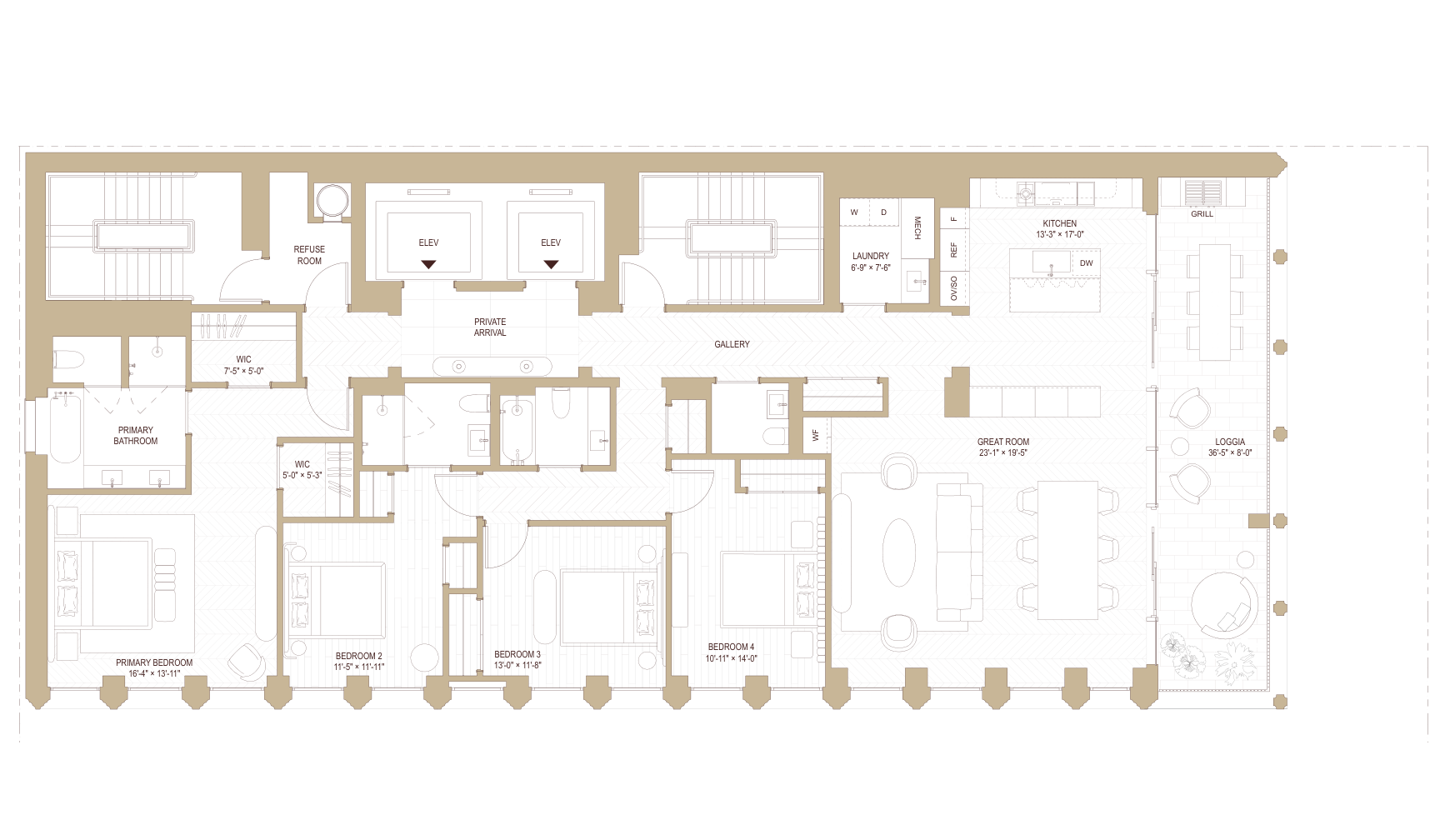 MAISON171 14th Floor Plan
